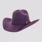 Cattleman | Womens Purple Felt Western Cowgirl Hat - Bourbon Cowgirl