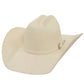 Cattleman | Womens White Felt Western Cowgirl Hat - Bourbon Cowgirl