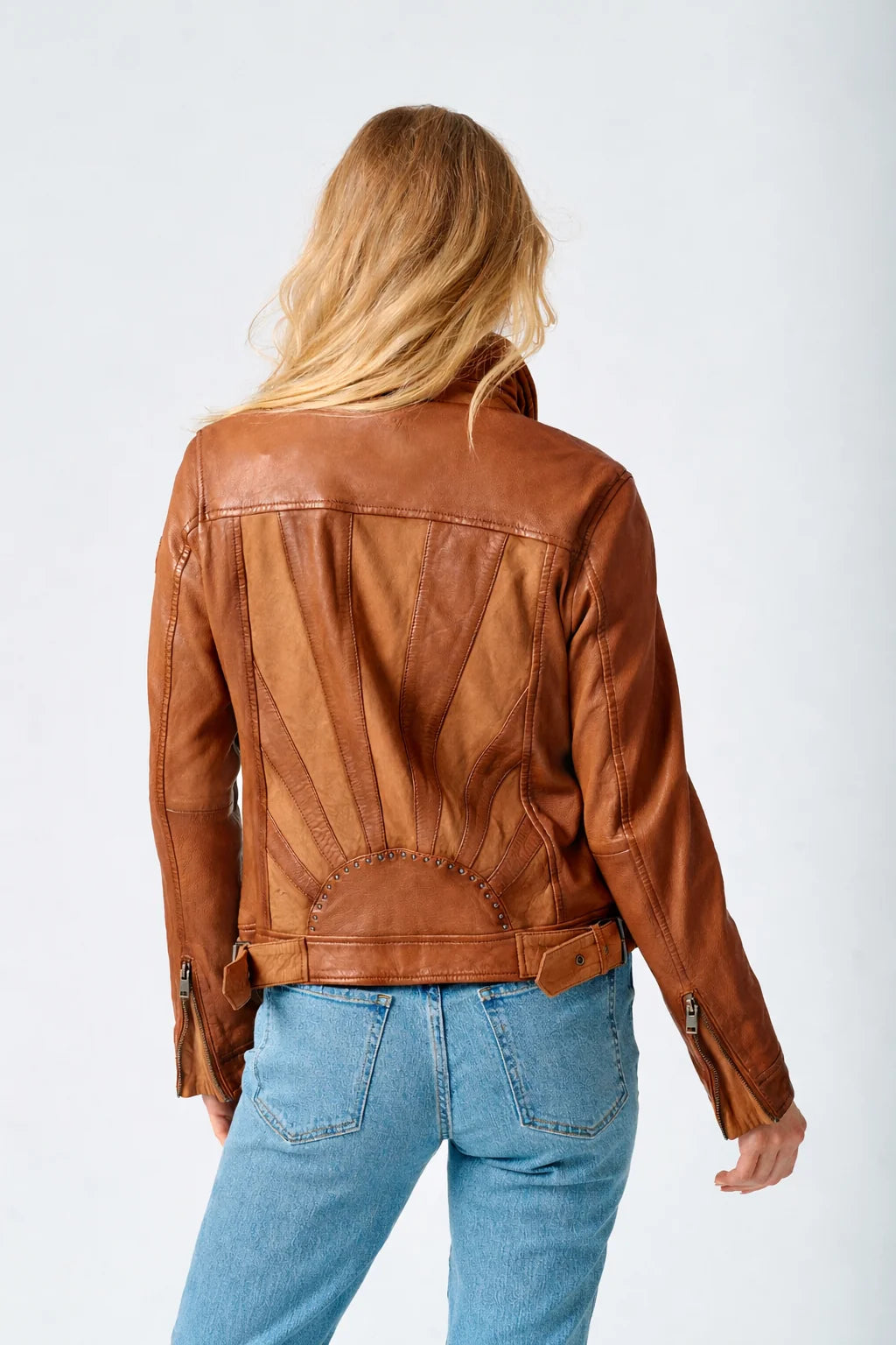 Sunny 2 RF Leather Jacket by Mauritius