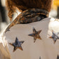 Christy RF Star Detail Leather Jacket