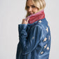Christy Star Leather Jacket by Mauritius in Americana Blue