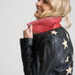 Christy RF Star Detail Leather Jacket