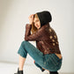 Christyn RF Star Detail with Hood Leather Jacket