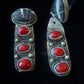 Dorothy Series | White Buffalo Post + Mediterranean Coral Earring Jackets