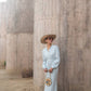 Dahlia Dress in Hazy Blue by Folk Saint