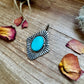 Big Pendant -Turquoise & Sterling Silver