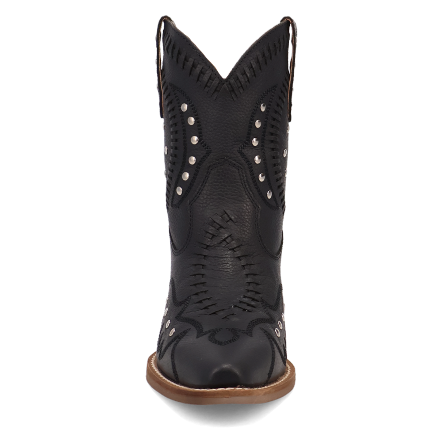 Precious Leather Black Bootie Ankle Boot by Dingo