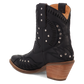 Precious Leather Black Bootie Ankle Boot by Dingo