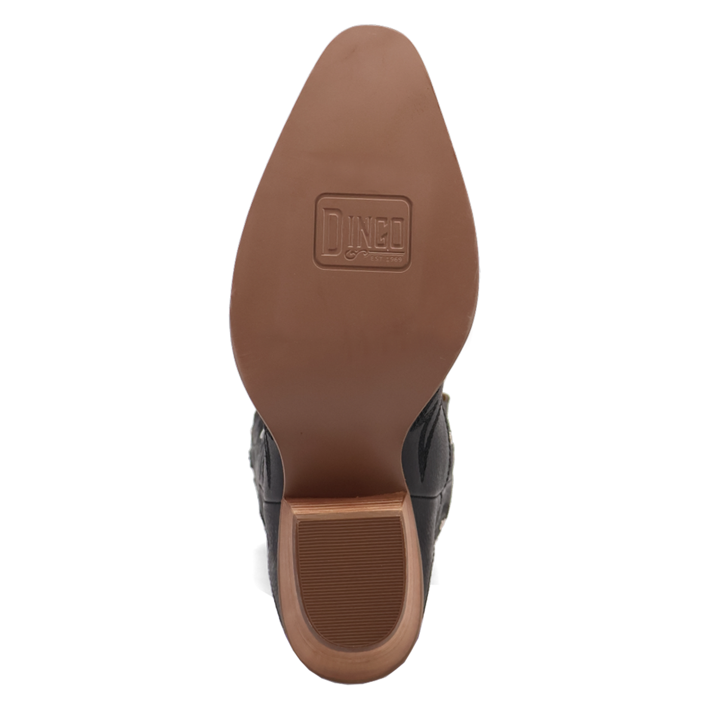 Pretty 'N Pink Leather Boots in Black Cowboy Boot by Dingo