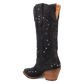 Pretty 'N Pink Leather Boots in Black Cowboy Boot by Dingo
