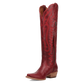 Heartland Red Knee High Leather Women's Cowboy Boot by Dan Post