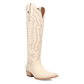 Heartland Bone Knee High Leather Women's Cowboy Boot by Dan Post