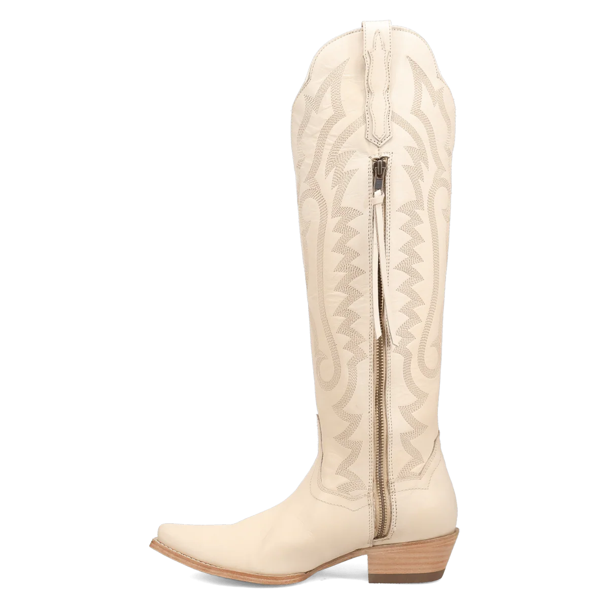 Heartland Bone Knee High Leather Women's Cowboy Boot by Dan Post