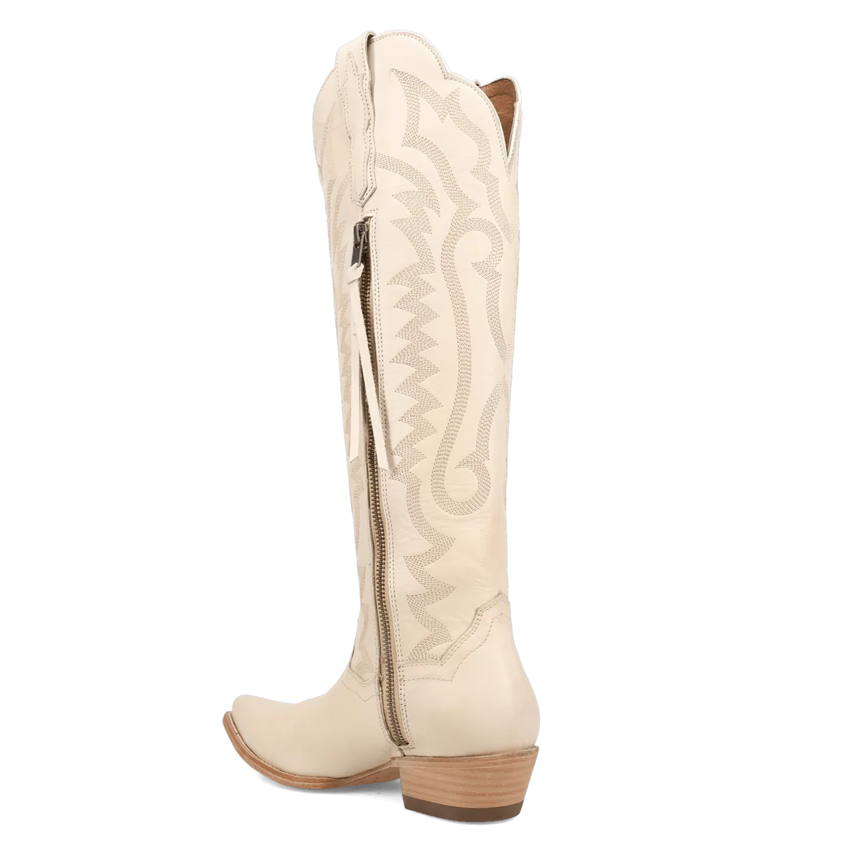 Heartland Bone Knee High Leather Women's Cowboy Boot by Dan Post