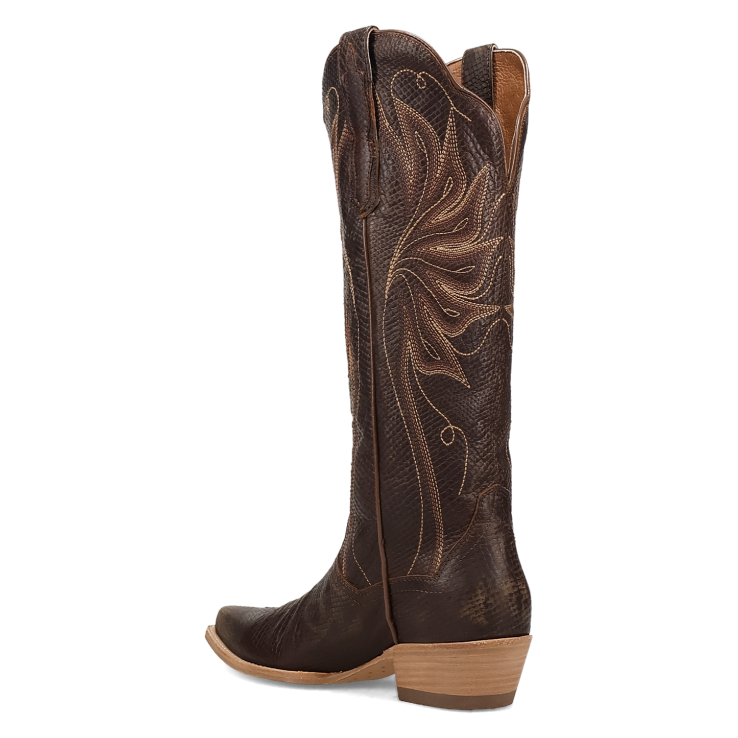 Grace Leather Boot in Brown by Dan Post