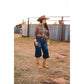 Lucky Bucking Cowgirl Tan Performance Boot Socks