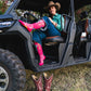 Take the Risk Hot Pink Performance Boot Socks