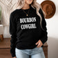 Bourbon Cowgirl Branded Raglan Crew Sweatshirt