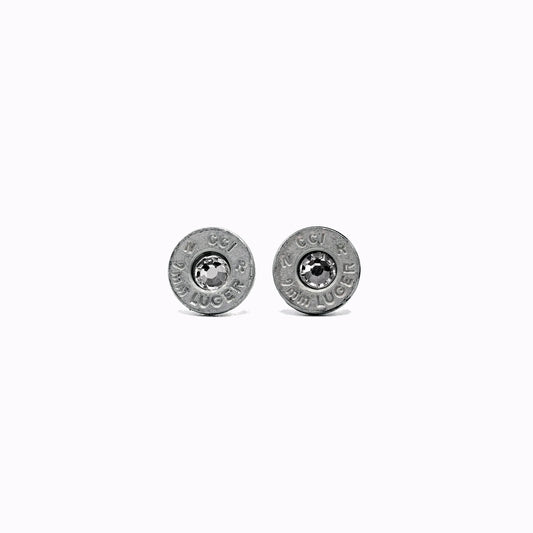 9mm Silver Stud Earrings - Pretty Hunter