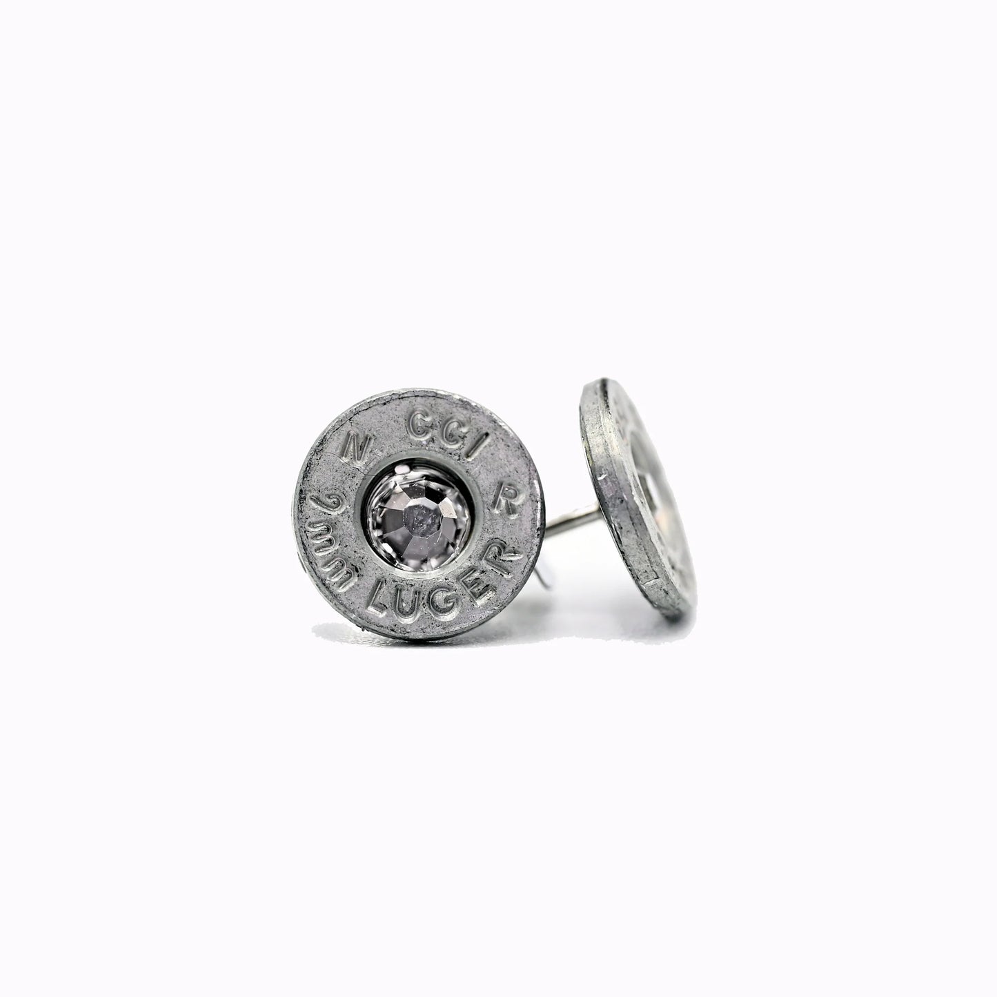9mm Silver Stud Earrings - Pretty Hunter