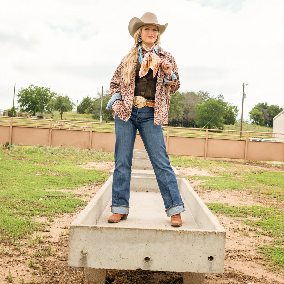 Back When They Bucked Wild Rag Scarf at Bourbon Cowgirl