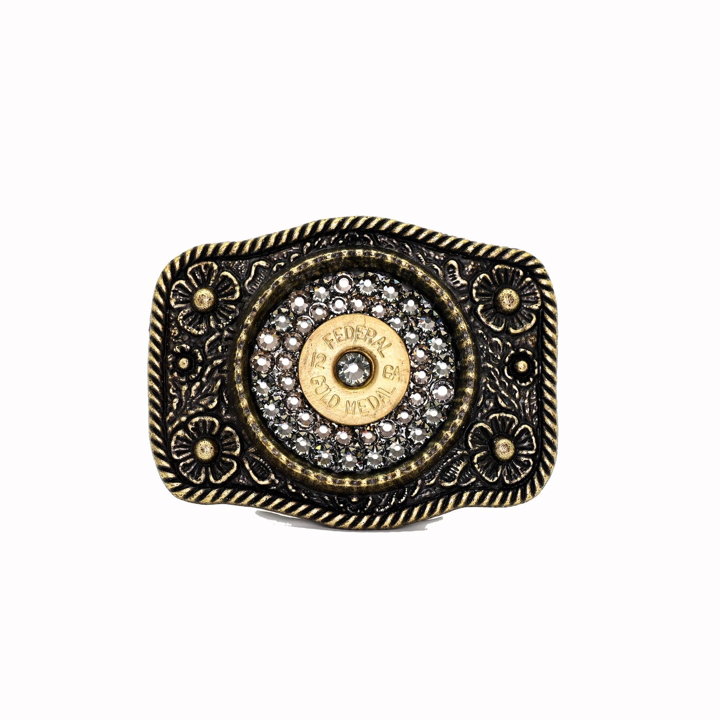Floral Belt Buckle Bullet Jewelry - Pretty Hunter