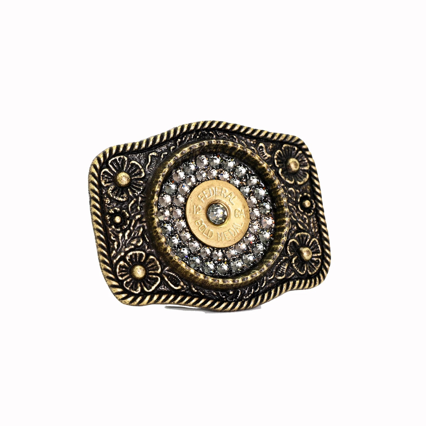 Floral Belt Buckle Bullet Jewelry - Pretty Hunter