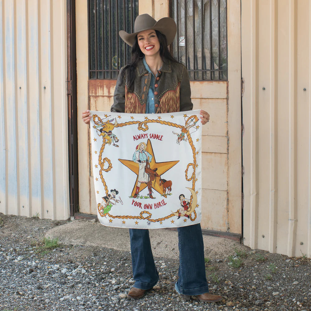 Always Saddle Your Own Horse Bandana Wildrags at Bourbon Cowgirl