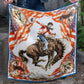 Cowboy Country Patriotic Wild Rag Silk Scarf Bandana