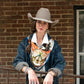 Cowboy Country Patriotic Wild Rag Silk Scarf Bandana