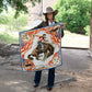 Cowboy Country Patriotic Wild Rag Silk Scarf Bandana