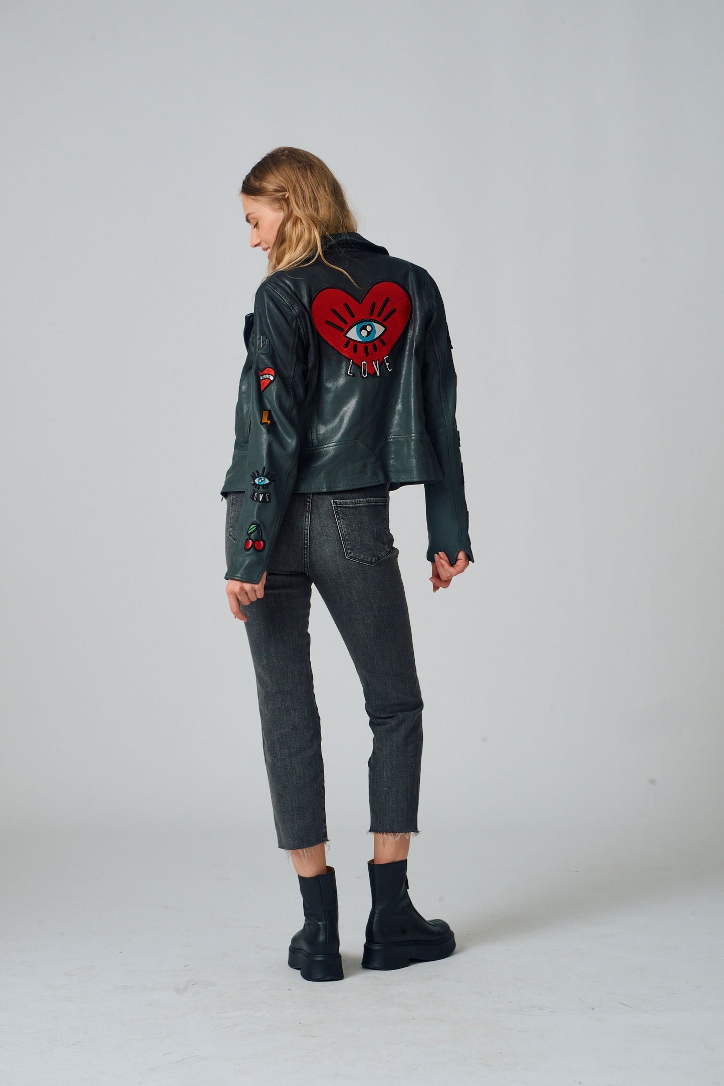 Cynthia RF Leather Jacket