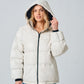 Eloisa OS Leather Jacket, White
