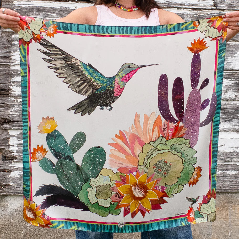 Cactus Bloom Bandana Wildrags at Bourbon Cowgir