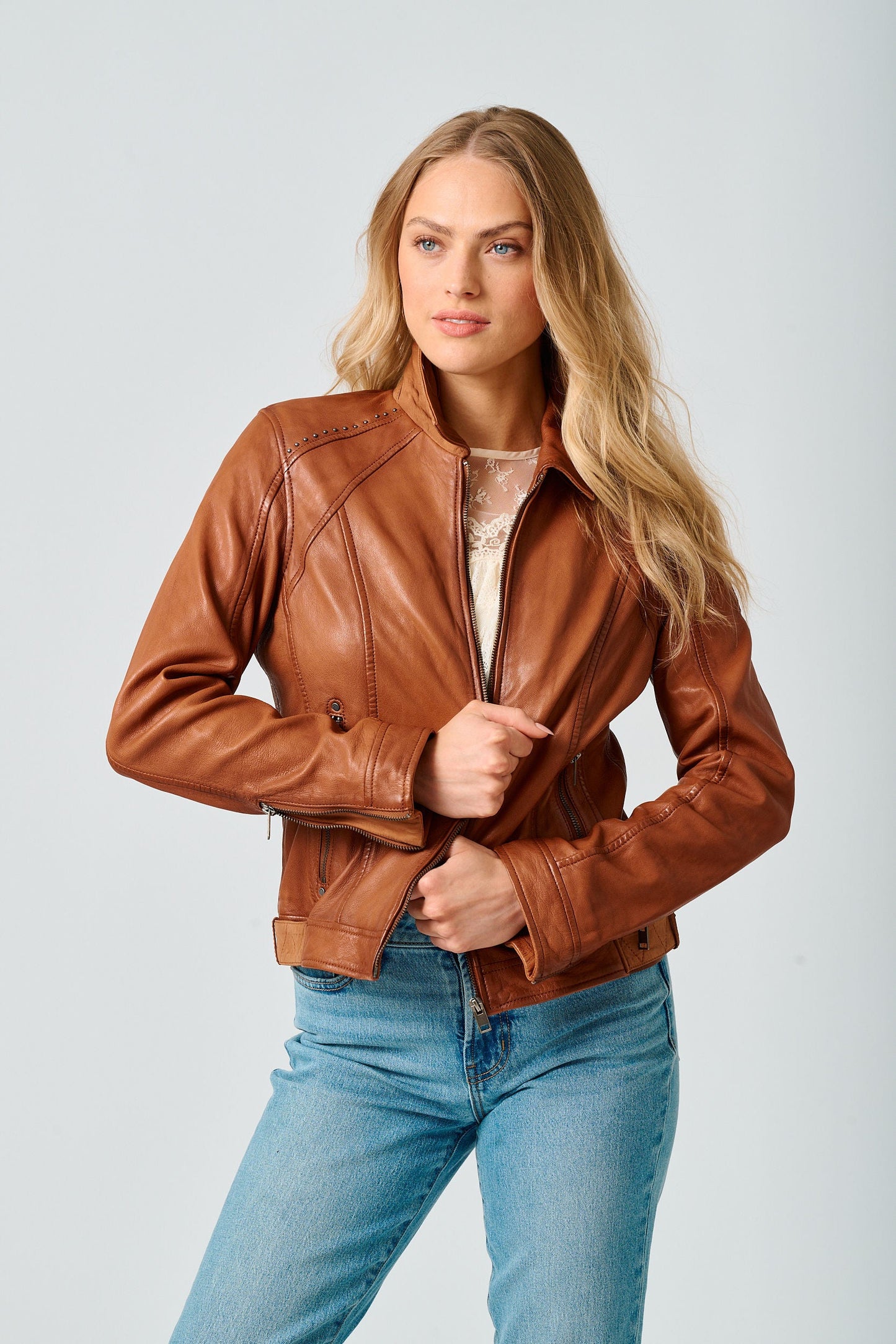 Sunny 2 RF Leather Jacket