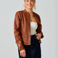 Katharina RF Leather Jacket