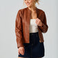 Katharina RF Leather Jacket