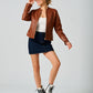 Katharina RF Leather Jacket
