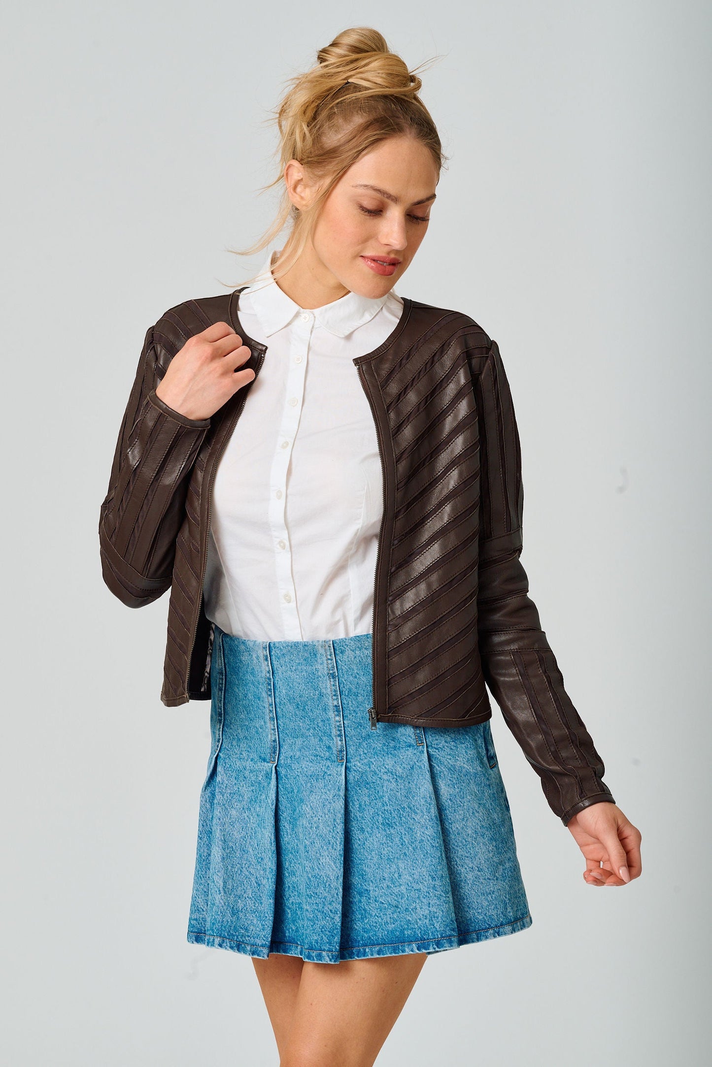 Tila RF Leather Jacket