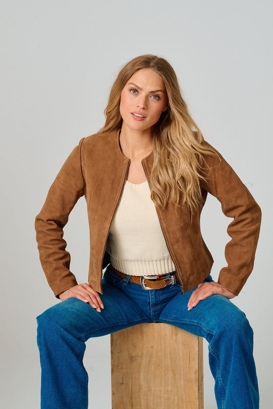 Quynn RF Leather Jacket