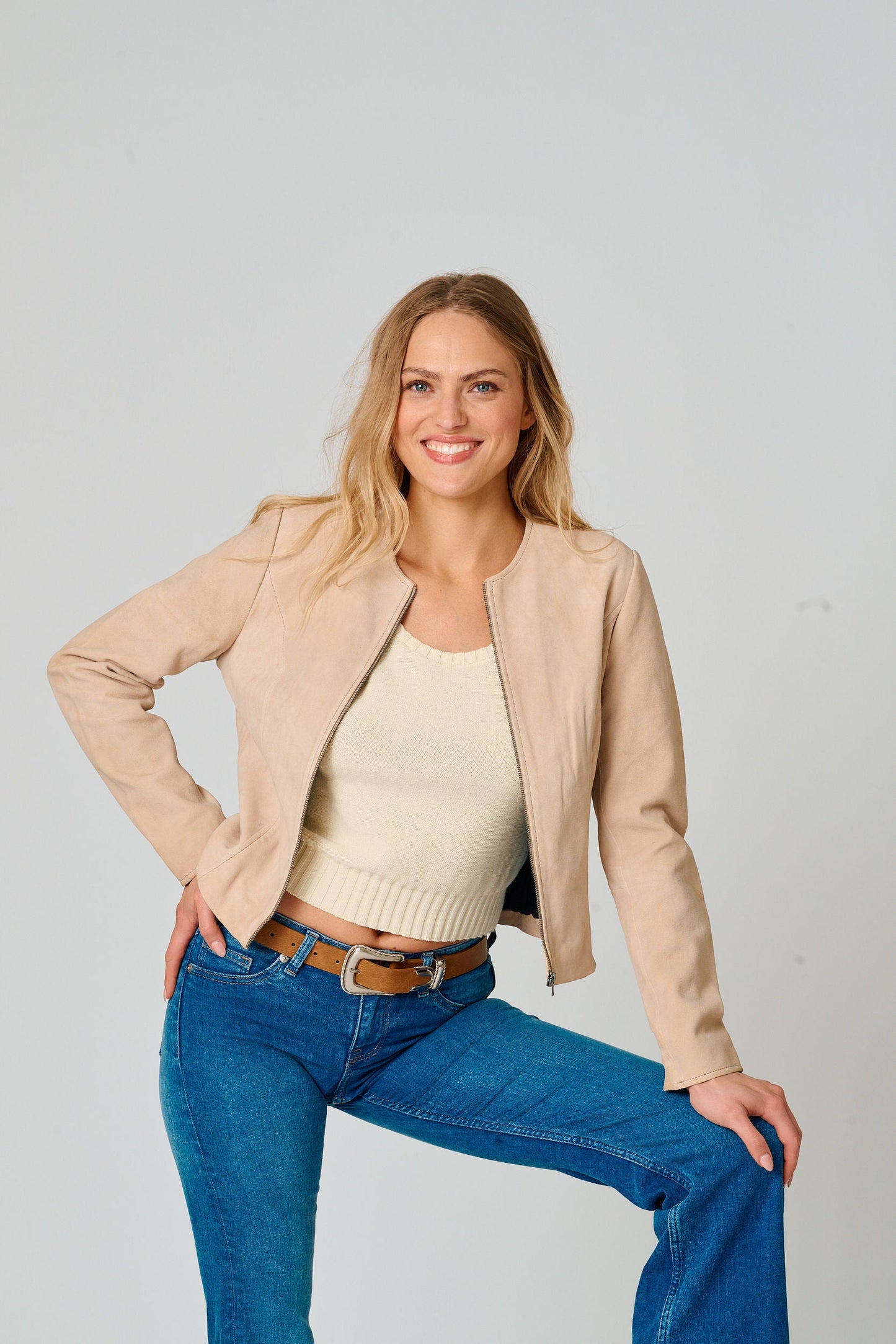 Quynn RF Leather Jacket