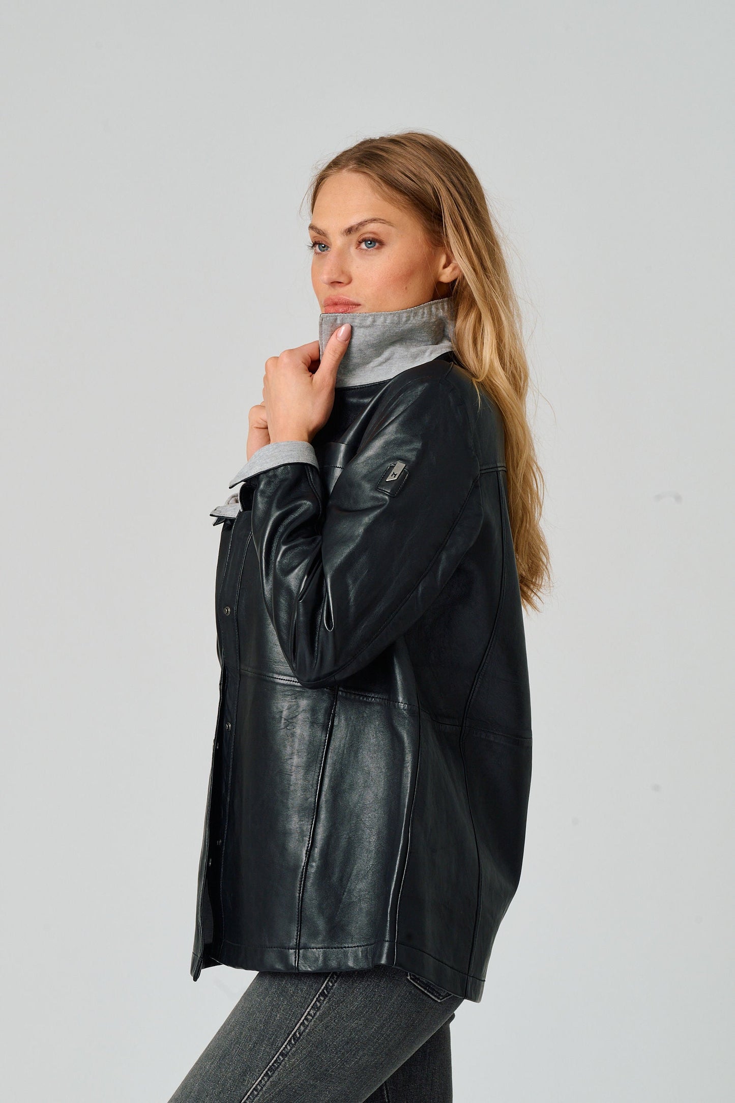 Nadya CF Leather Jacket