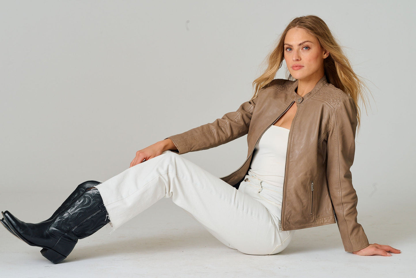 Lily RF Leather Jacket