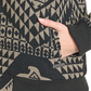 DW92C06830 patterned jacket with hand in pocket