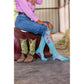 Take the Risk Turquoise Performance Boot Socks