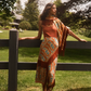 Allyne Skirt in Amber Glen Brown by Hunter Bell