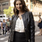Diane CF Leather Jacket, Black