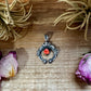 Naja Pendant with Red Spiny Oyster – Sterling Silver – Native Made by KB