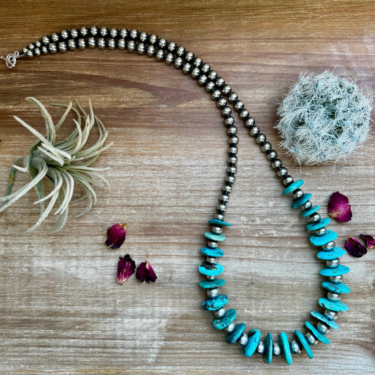 32 inch - NFR collection - sterling silver and turquoise