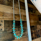 32 inch - NFR collection - sterling silver and turquoise